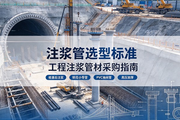 邓州注浆管选型标准