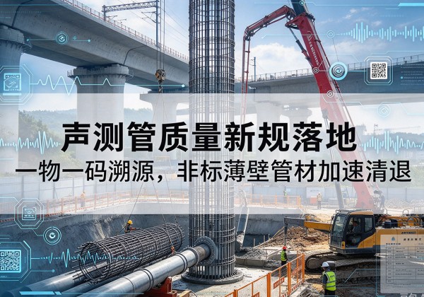 邓州声测管质量新规落地，一物一码溯源，非标薄壁管材加速清退
